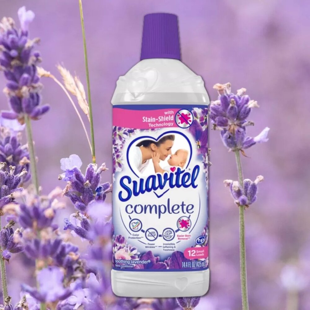 Suavitel Complete Fabric Softener - Soothing Lavender Scent, 425ml - 10 Pack